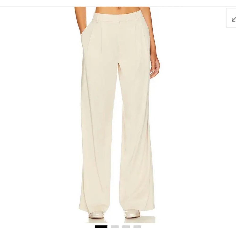 LPA Franca Low Rise Relaxed Trouser in Ivory